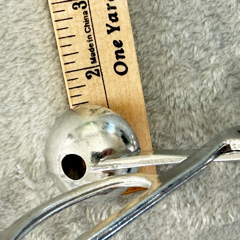 Vintage Meatball Scoop Tongs Taiwan Metal Kitchen Melon Ice Cream‎ Tool